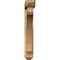 Ekena Millwork Legacy Arts and Crafts Smooth Bracket w/ Offset Brace, Western Red Cedar, 5 1/2"W x 32"D x 36"H BKT0604X32X36LEC03SWR - alternate 2